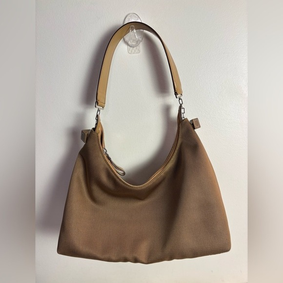 Salvatore Ferragamo Beige Shoulder Bag Luxury Top Handle Classic Neutral